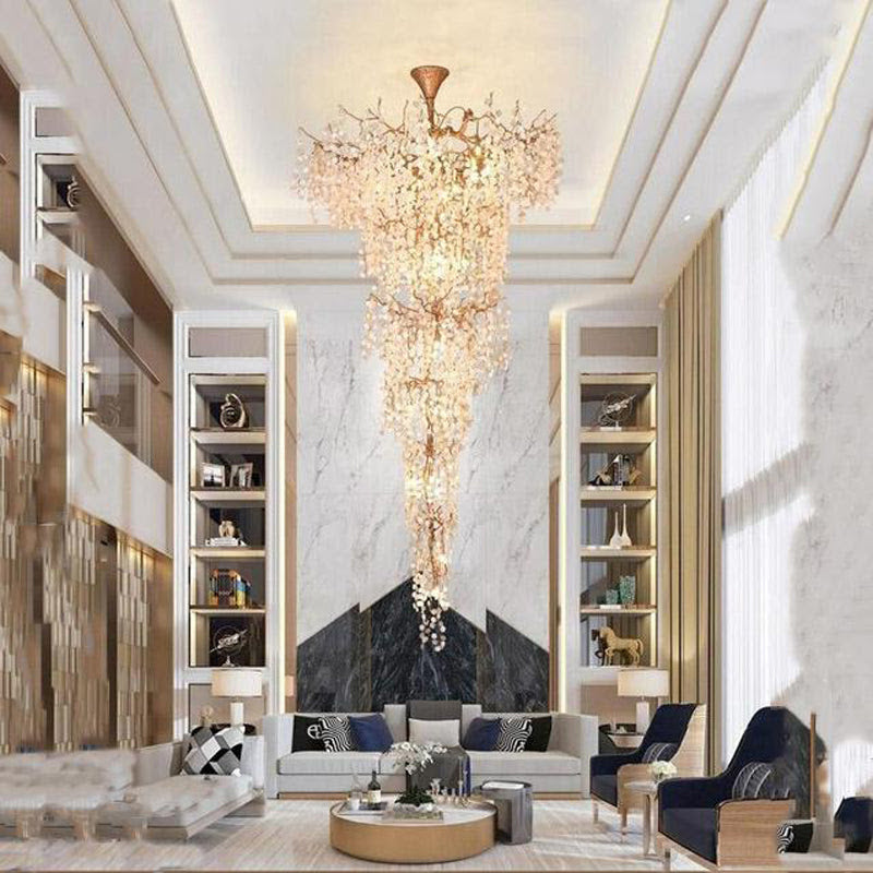 Grandlux Staircase Chandelier Simple & Chic Living