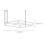 Eterna Alabaster Symmetrical Chandelier Simple & Chic Living